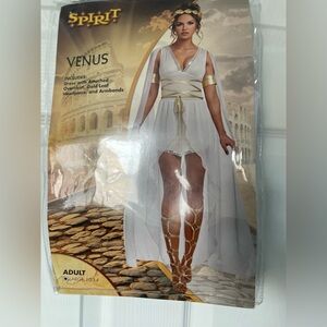 White and Gold Venus Costume
